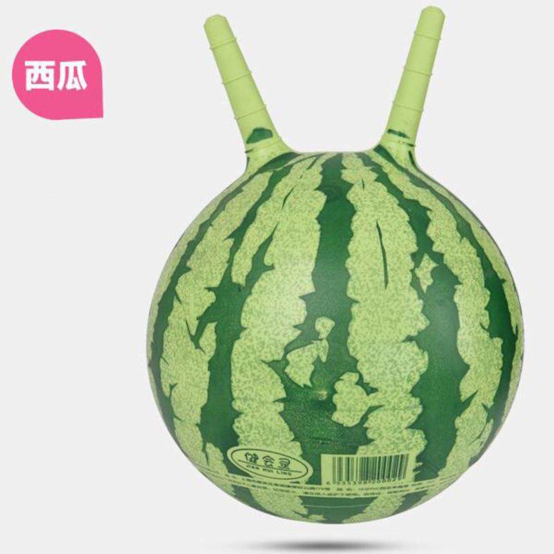 加厚15寸西瓜羊角球儿童充气跳跳球幼儿园亲自互动过家家玩具皮球,玩具/童车/益智/积木/模型,球类玩具/球类运动,淘宝优惠券,粉丝福利购,淘宝优惠卷