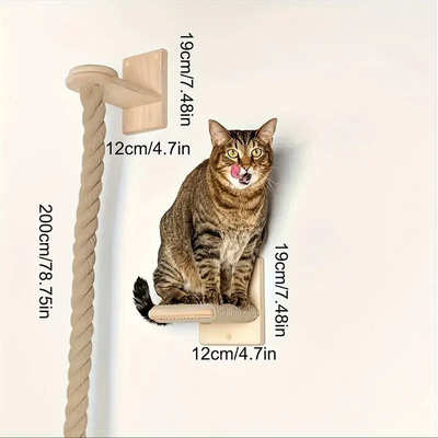 式麻绳抓厂家直销树5temu/热销，猫壁挂6附加英尺.款、