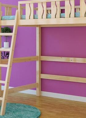 高架公床实木上床下35540儿童桌组床合床多功能组合实木床高低床
