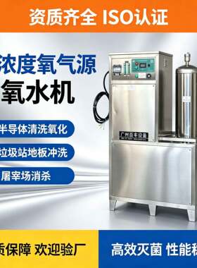 百丰臭氧水机垃圾站清洗牛仔厂漂白脱色浓度一体式臭氧水机