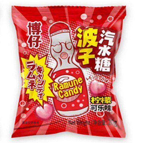 博仔波子汽水糖趣味糖18g 休闲盒装水果糖网红抖音柠檬汽水味硬