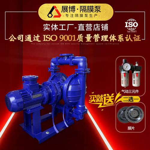衬氟电动隔膜泵DBY_80/DBY_100房车水泵隔膜泵12v耐酸碱农用喷药