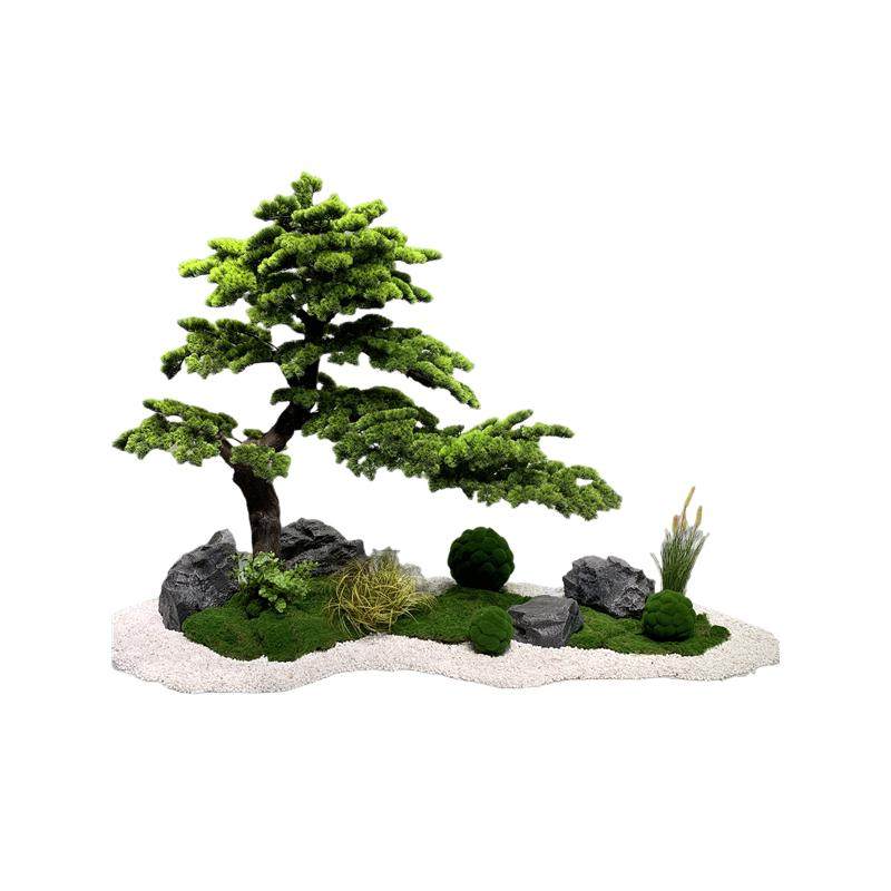 迎客松仿真树造景假树室内绿植景观大型罗汉松玄关楼梯口橱窗装饰,家居饰品,DIY仿真材料,淘宝优惠券,粉丝福利购,淘宝优惠卷