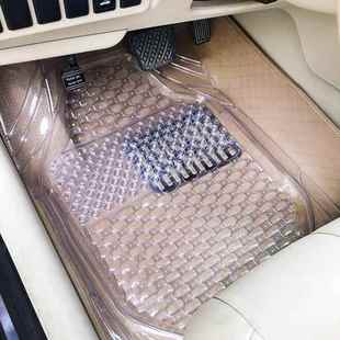 车垫脚垫易清洗透明乳胶汽车脚踏垫防水防滑塑料橡胶硅胶通用地垫