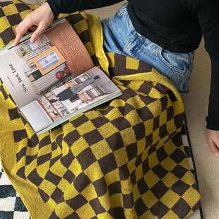 棋盘格浴巾女家用纯棉吸水男全棉洗澡裹巾大毛巾成人秋冬2023新款