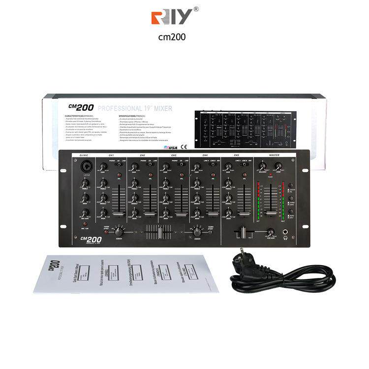5路CM200专业DJ调音台酒吧唱歌KTV混音器DJ调音台