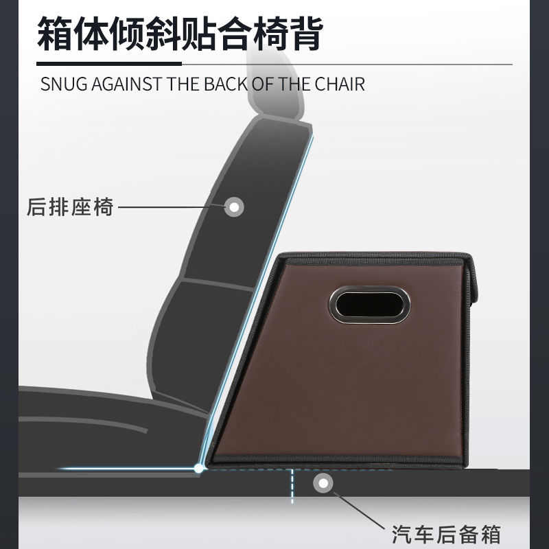 适用大众迈腾途观速腾途昂后备箱收纳箱折加厚木板置物箱工具箱