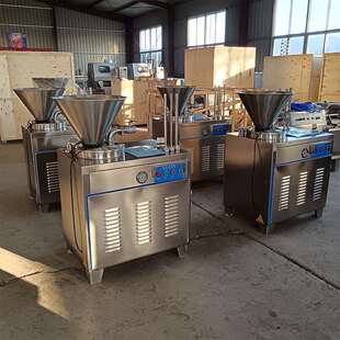 商用液压灌肠机全自动灌肠机东北广西猪血肠四川腊肠机械自动扎线