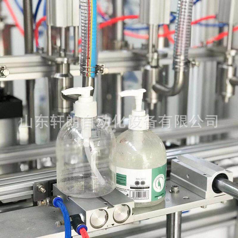 酒精凝胶84消毒液灌装机 全自动膏体凝胶灌装生产线 消毒液灌装机