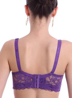 2019 Plus Large Big Size Lace Bra for Women Deep V Brassiere