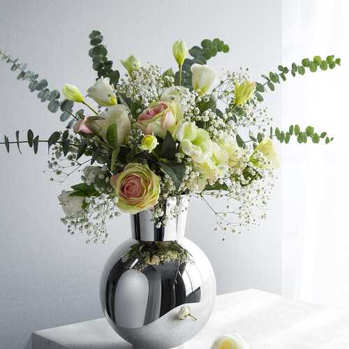 乔迁客厅北欧摆件餐桌礼简约ins家居插花轻奢花瓶青花瓷陶瓷