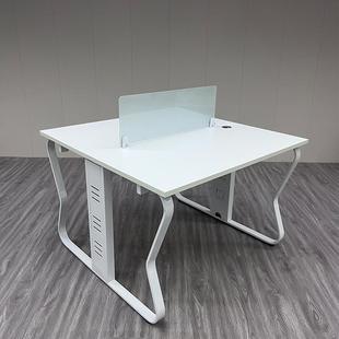 武汉职员办公桌现代屏风246多人位卡座员工位办公室钢架家具组合