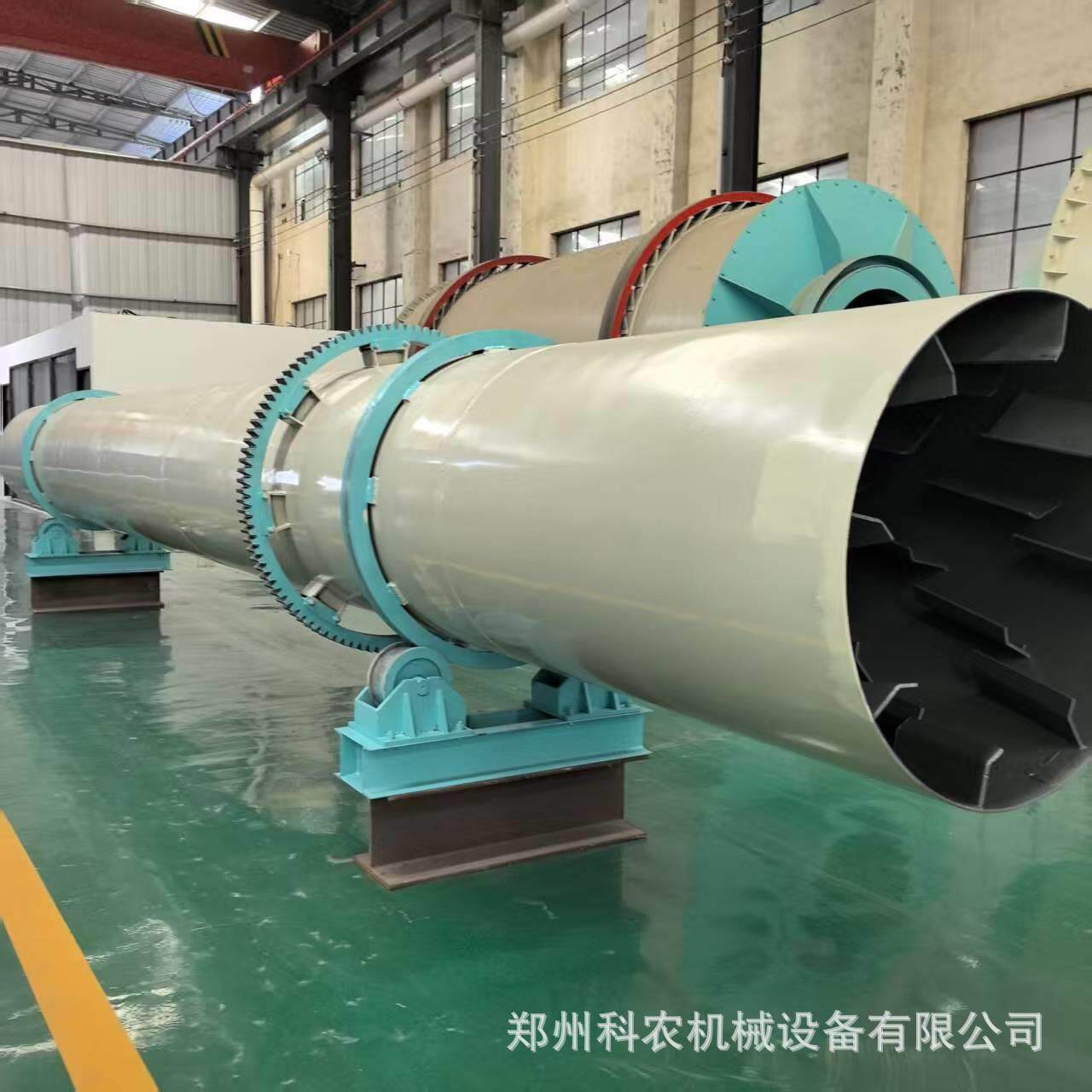 滚筒烘干设备污泥沼渣饲料鸡粪牛粪秸秆有机肥生产线回转式烘干机