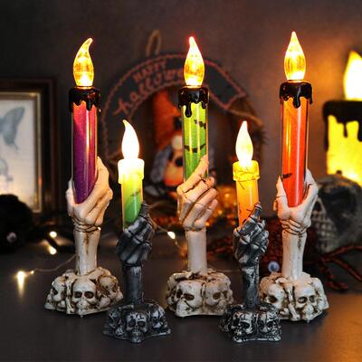 Halloween decoration skeleton hand lamp ghost hand lamp