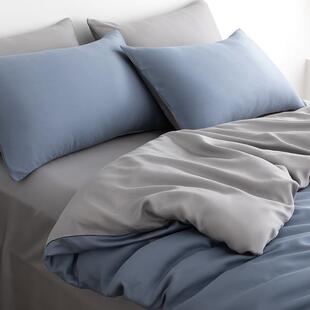 A类冰100支上兰精天丝四套高档轻奢风丝凉感床单被套床笠床用JZO