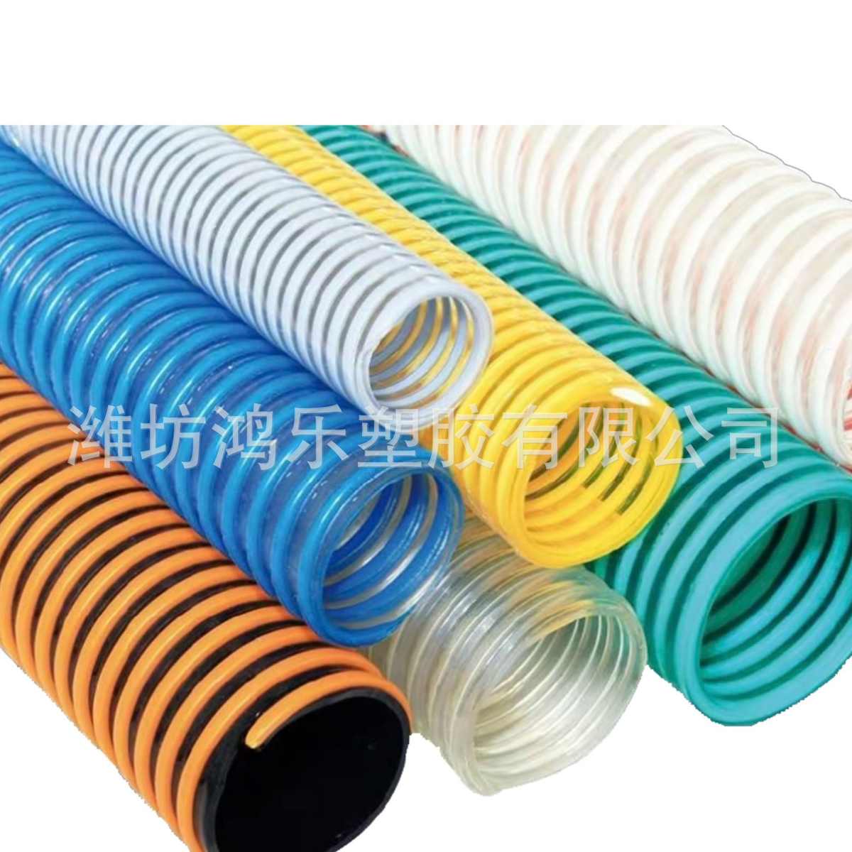 厂家PVC重型塑筋耐压螺旋增强软管工业排水抽油排污吸尘喷砂软管