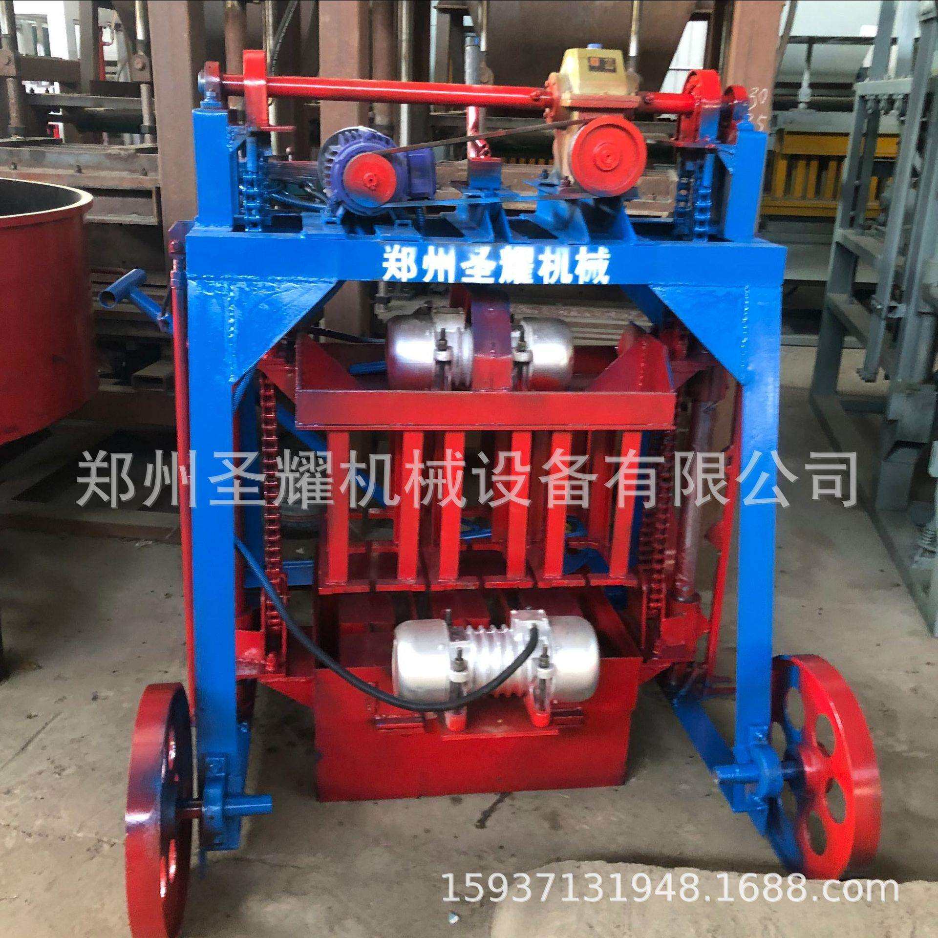 内蒙古免托板水泥空心制砖机家用移动式免烧制砖机操作简单制砖机