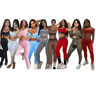 workout sets women Fitness Women 2 Piece Set Sleeveless Tank