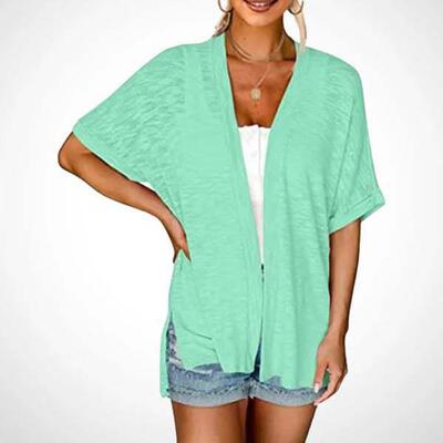 Womens Lightweight Cardigan Oversized 2026 Summer Sleeve