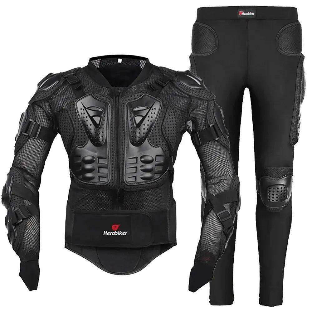 Motocross Jacket Men Body Armor Motorcycle Armor Wear-Resist - 实物图
