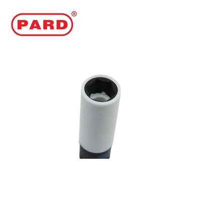 PARD六角彩色套筒轮毂保护套筒汽保专用套筒头铬钼钢加长套筒头