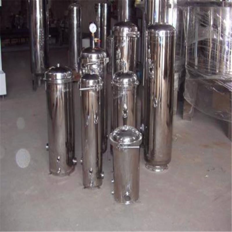 陕西榆林水处理不锈钢20T/H(10芯40寸)精密过滤器价格高效过滤