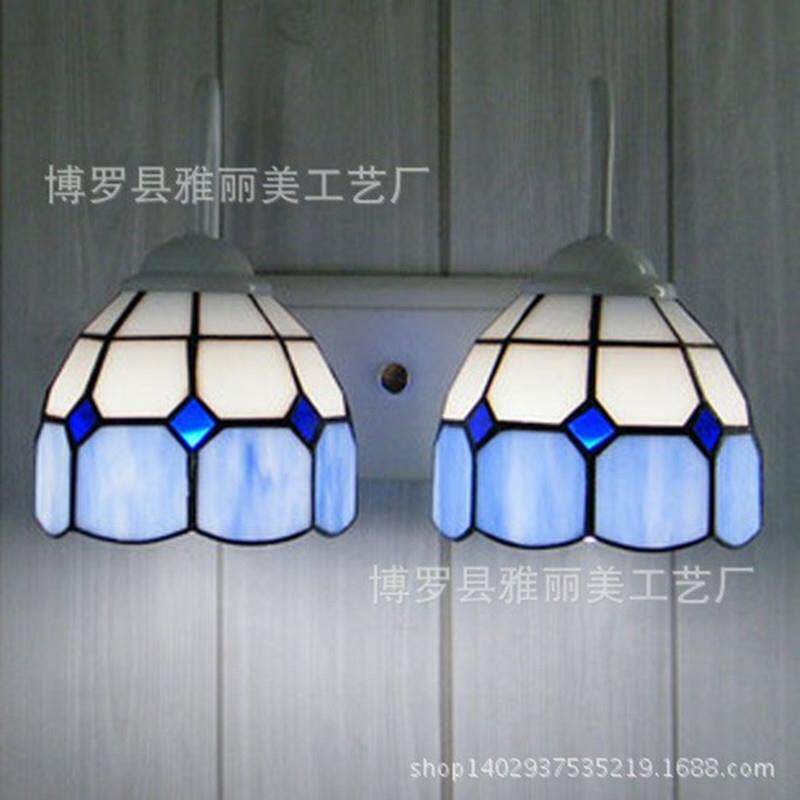 宝华蒂凡尼灯具灯饰客厅餐厅儿童房卧室灯蓝色简约地中海壁灯