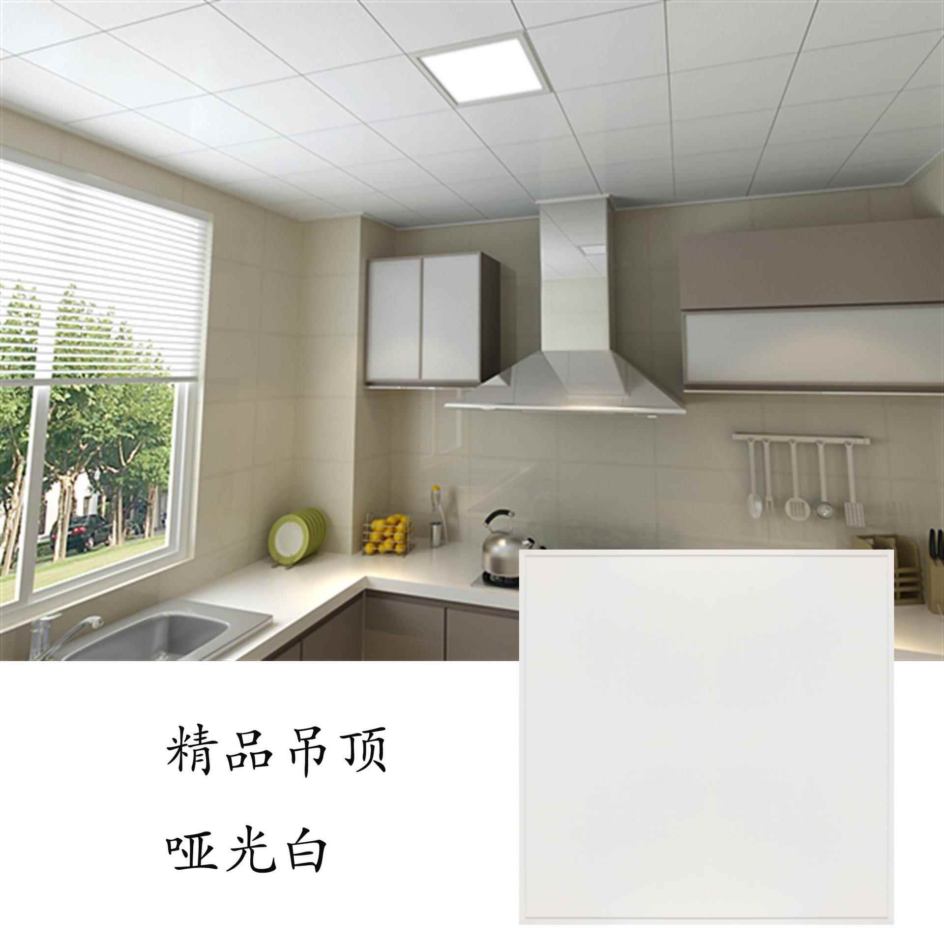 源头厂家新款烤漆抗油污300*300厨房卫生间集成吊顶铝扣发天花