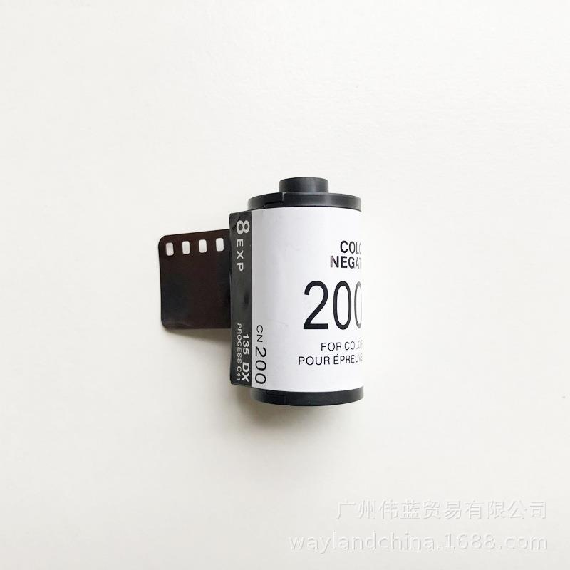 8张傻瓜相机彩色胶卷200或400度ISO底片135彩色负片35MM胶片练习