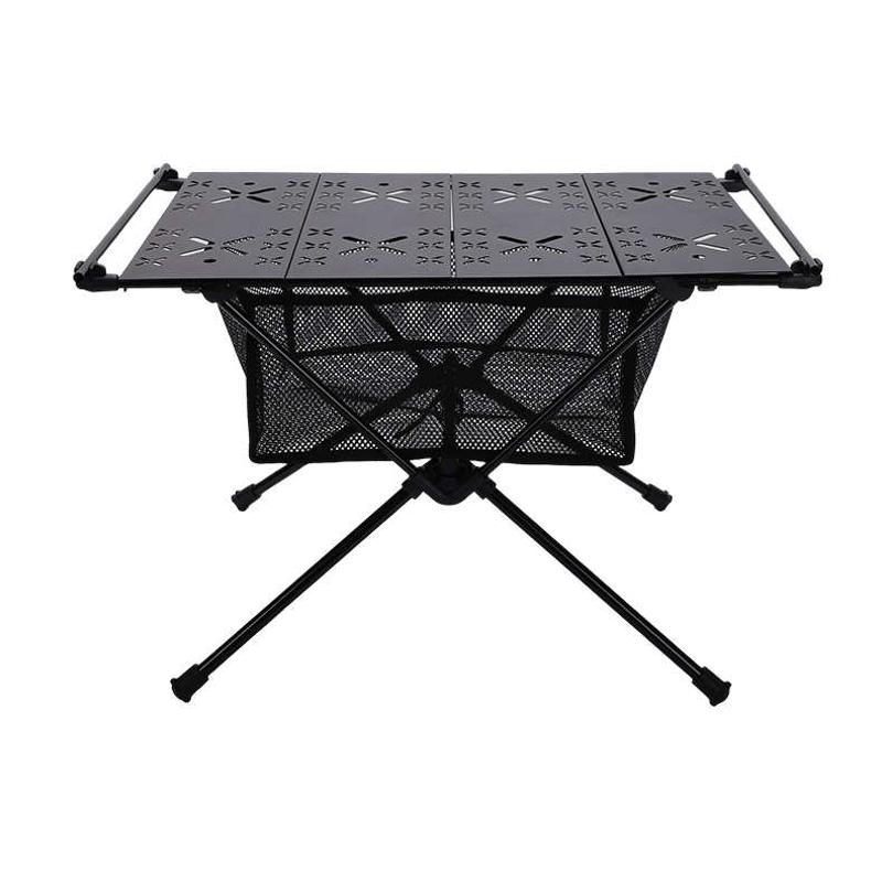 桌多功能铝合金烧烤折叠家用户外双层便携露营露营桌桌桌庭院