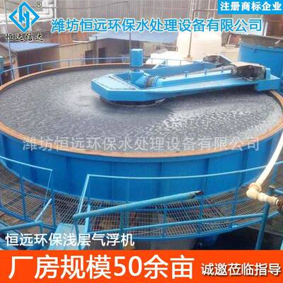 浅层气浮机厂家气浮设备屠宰养殖污水处理刮渣设备一体机生产厂家