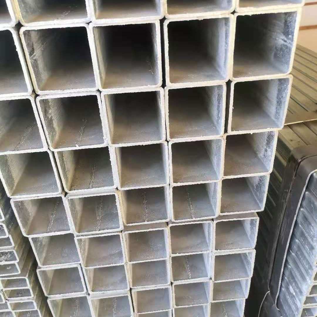 现货优惠供应 Q235B镀锌方管 热浸锌方矩管 镀锌方钢管厂家供货