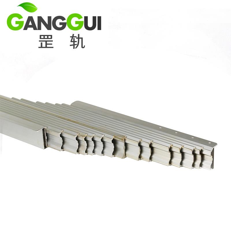 餐桌拉抻折叠餐桌滑轨可伸缩铝滑轨铝合金滑轨铁多节滑轨滑道导轨