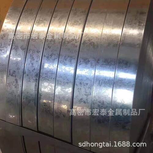 高亮退火钢带 镀锌打包钢带镀锌铁皮 木材打包铁皮扎带钢铁打包带