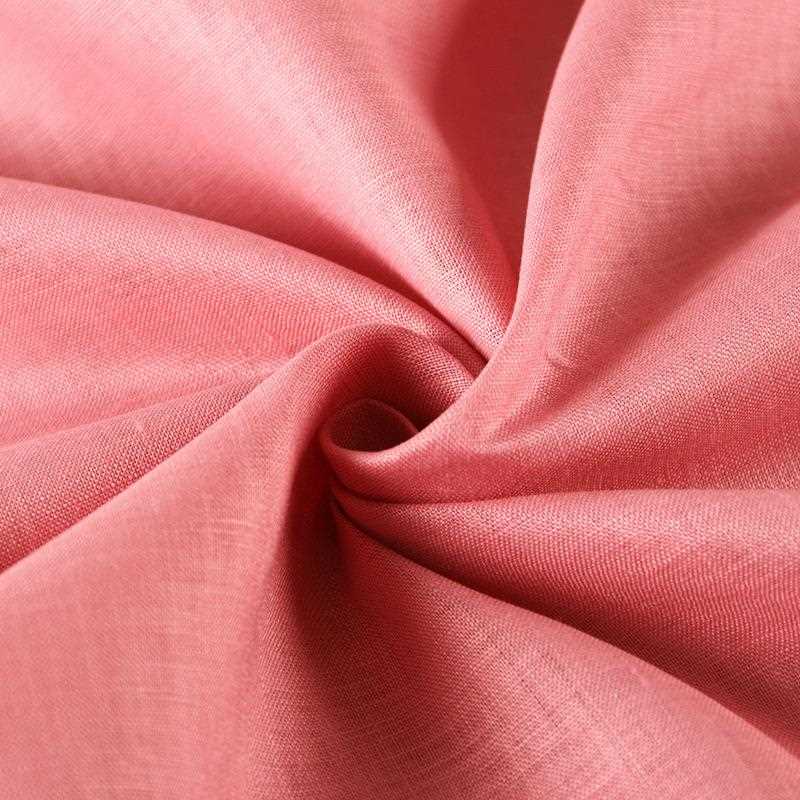 新款直销梁梁布行14*14纯亚麻面料 茶服太极服面料 素色麻布 棉麻