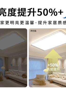 客厅灯主灯新款全光谱led餐厅灯中山灯具现代简约大气护眼吸顶灯
