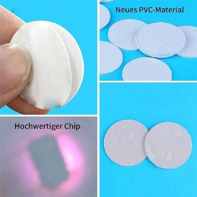 Reliable 50 PCS Ntag215 Tags NFC Coin Cards, Blank