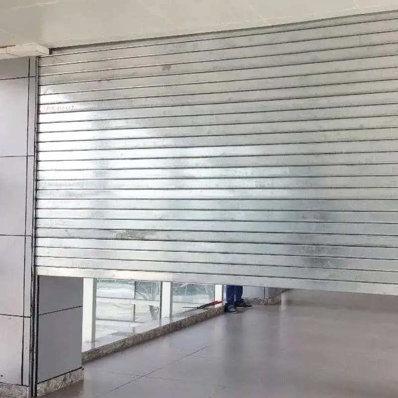 钢制防火卷帘门厂房工厂车库复合钢制自动防火卷帘防火电动卷闸门