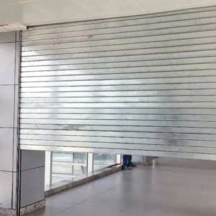 钢制防火卷帘门厂房工厂车库复合钢制自动防火卷帘防火电动卷闸门