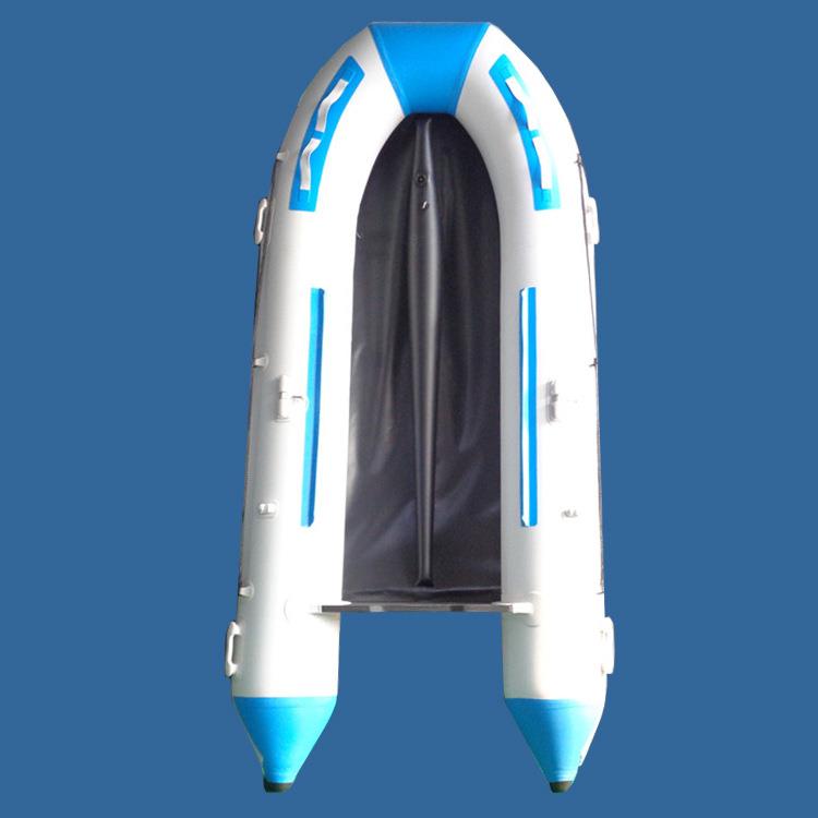 锋橡皮艇加厚钓鱼船硬底充气皮划270快艇防冲汛艇舟厂家