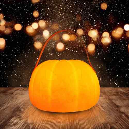 南瓜拍拍小夜灯复活节万圣节七彩氛围小夜灯伴睡护眼灯装饰节日灯