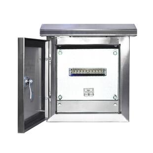 室外防雨不锈钢电话分线箱 10对20对50对100大对数电缆壁挂交接箱