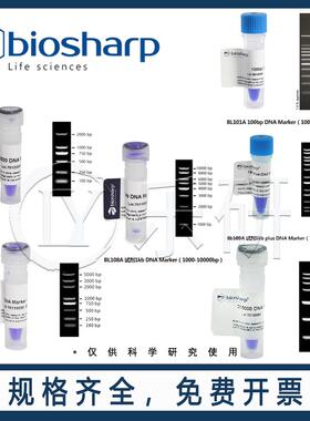琼脂糖凝胶电泳DNA Marker100-1500bp/100-2000bp/100-5000bp包邮
