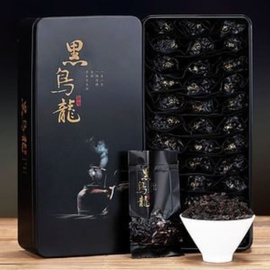 油切黑乌龙茶刮油特级乌龙茶叶浓香型，熟茶高浓度(高浓度)解腻茶盒装500g