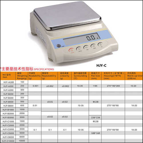 华杰HJY电子天平电子秤计数称高精度0.001g插充电式珠宝秤克拉称