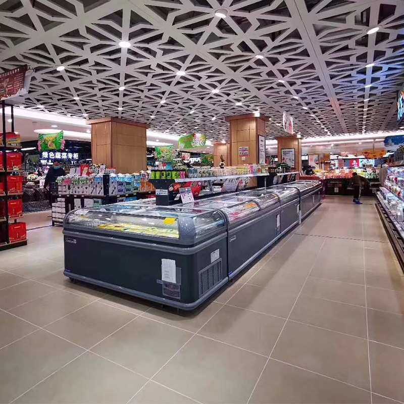 三睿组合岛柜超市大容量卧式无霜冷冻柜冷藏展示柜速冻冰柜商用,商业/办公家具,冷藏展示柜,淘宝优惠券,粉丝福利购,淘宝优惠卷