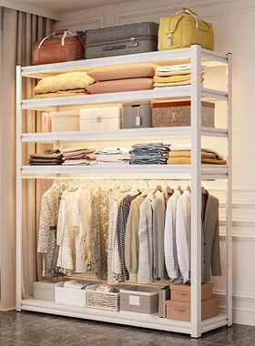 开式租室防尘衣柜放衣橱收纳架公寓出房JIV宿舍卧简易挂衣架多层