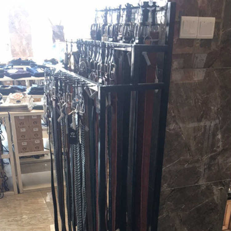 货架陈列腰带展示架架架架展架腰带皮带服装店架子落地展示架腰带