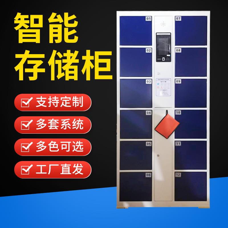 厂家供应超市存包柜智能电子储物柜手机寄存柜人脸识别存储柜