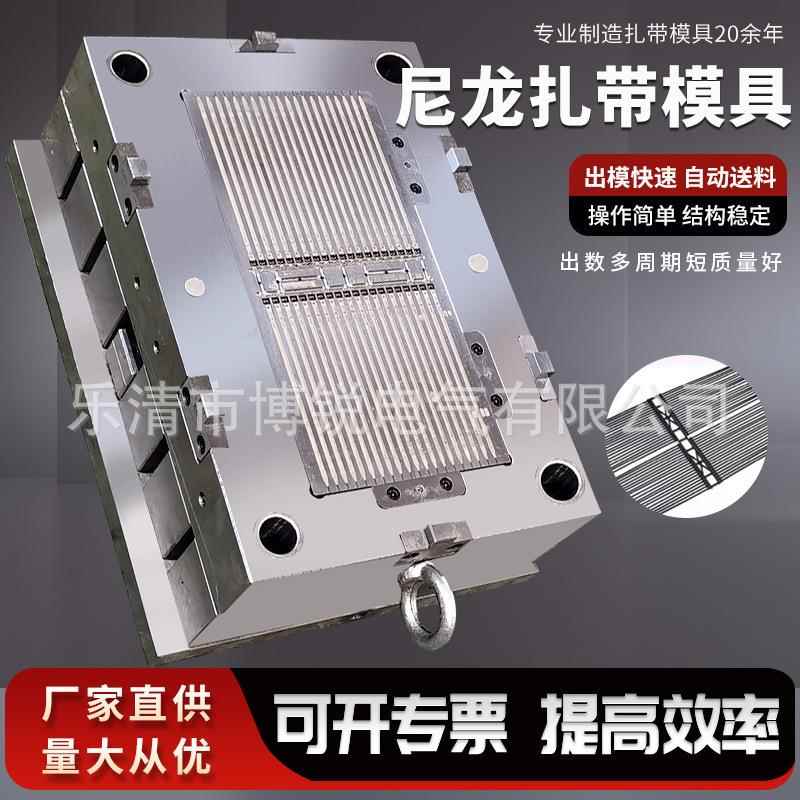 厂家直销尼龙扎带模具导轨注塑模具汽车扎带模具专业生产扎带模具